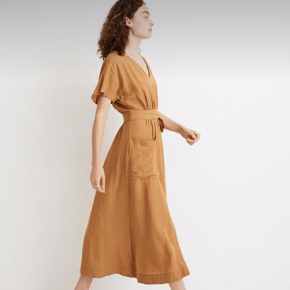 Dolman Sleeve Linen Madewell Dress